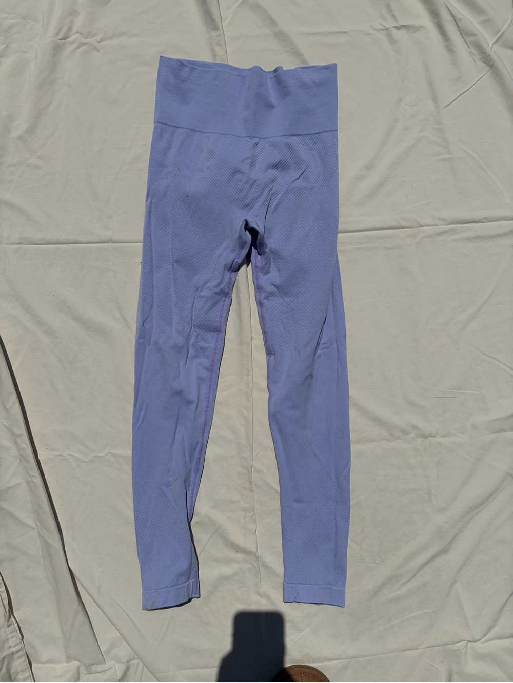 High-Rise Lavender Seamless Performance Leggings